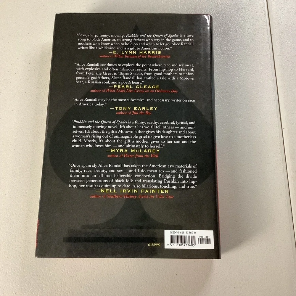 Pushkin and the‎ Queen of Spades A Novel by Alice Randall Hardcover 2004